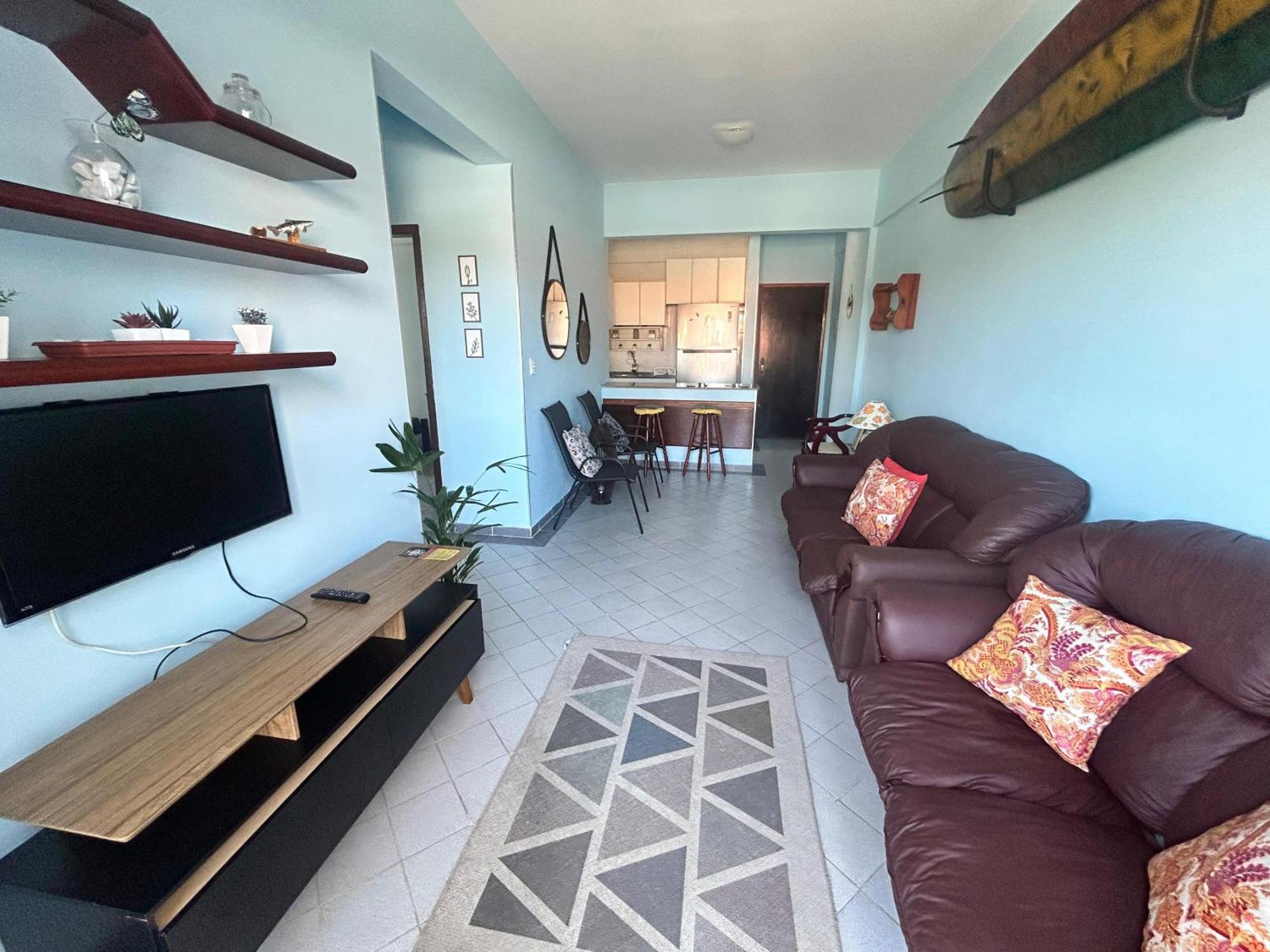Ap Beira-Mar Com Wi-Fi E Garagem Daire Mongaguá Oda fotoğraf